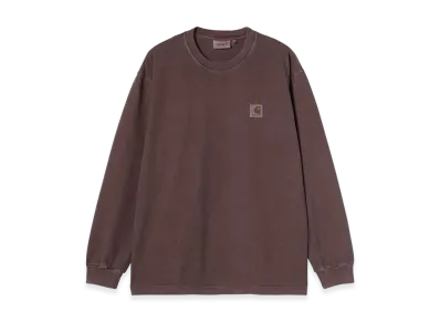 Carhartt WIP L/S Vista T-Shirt "Palisander(Garment Dyed)"