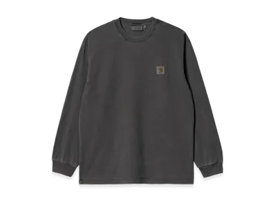 Carhartt WIP L/S Vista T-Shirt "Black(Garment Dyed)"