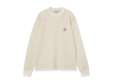 Carhartt WIP L/S Vista Waffle T-Shirt "Fleur De Sel(Garment Dyed)"