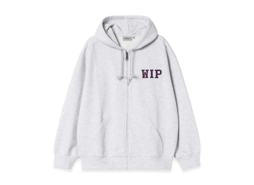 Carhartt WIP Hooded Mini Wip Sweat Jacket "Ash Heather(Stone Washed)"