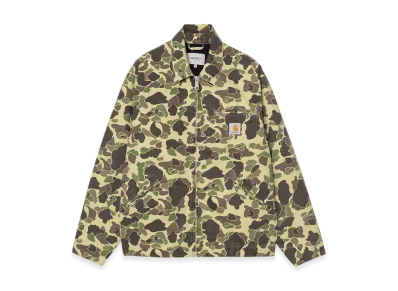 Carhartt WIP Duck Detroit Jacket "Camo Duck Green(Stone Washed)"