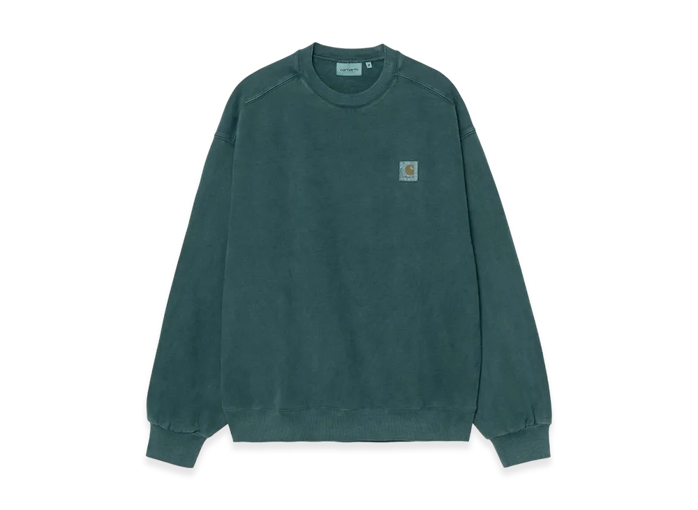 Carhartt WIP Vista Sweatshirt "Deep Lagoon(Garment Dyed)"
