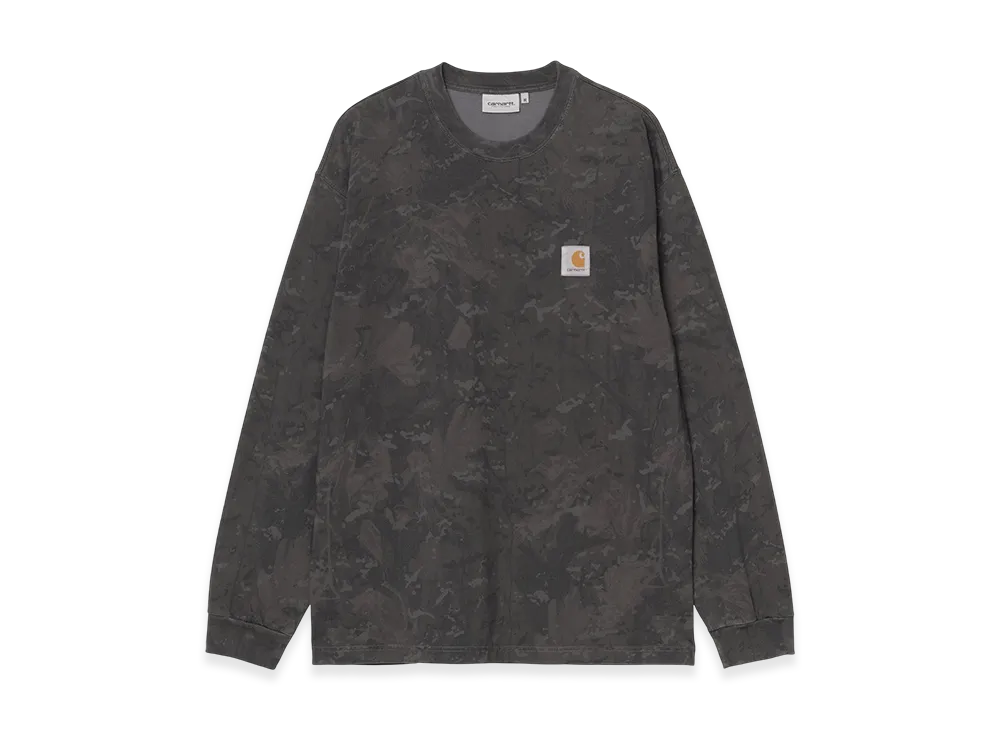 Carhartt WIP L/S Camo Combi T-Shirt "Camo Combi Green/Graphite(Garment Dyed)"