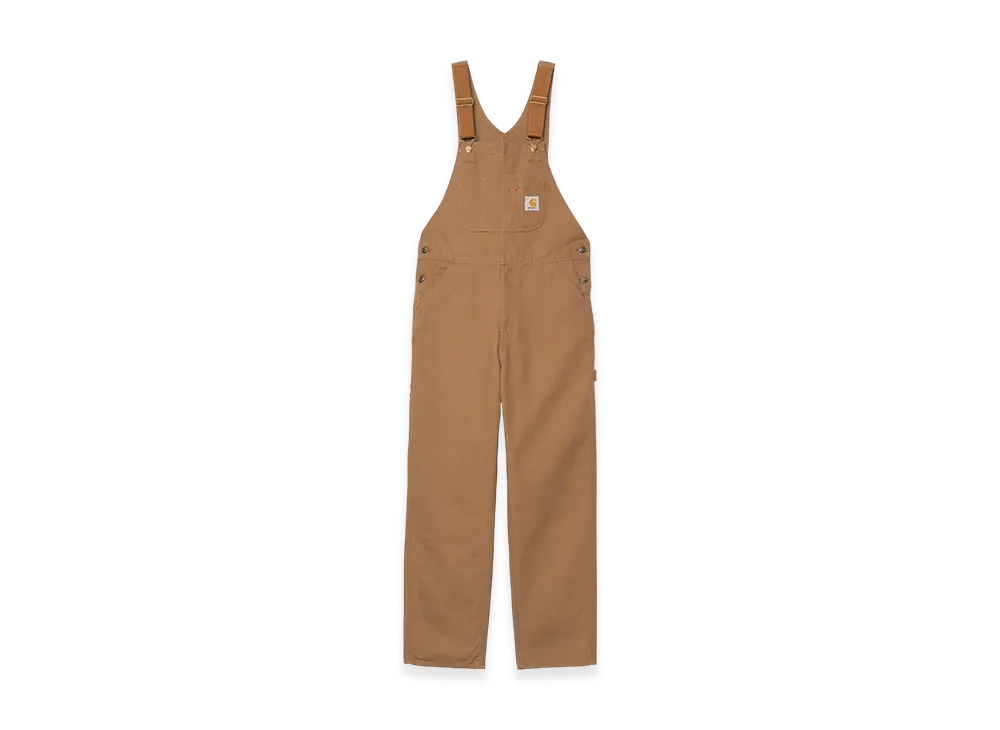 Carhartt WIP Bib Overall "Hamilton Brown(Rinsed)"