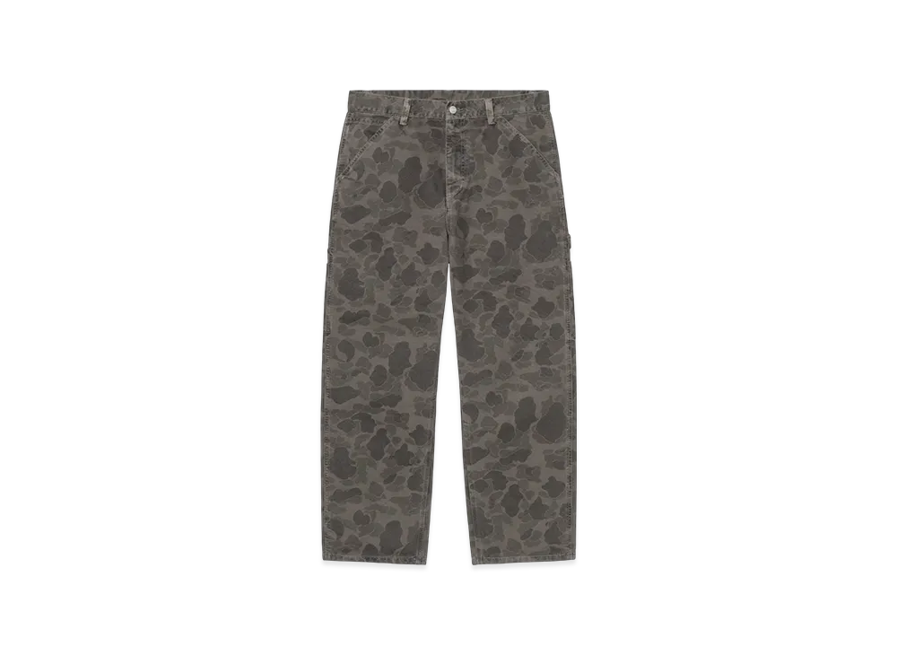 Carhartt WIP Duck Single Knee Pant "Camo Duck Green/Porphyry(Garment Dyed)"