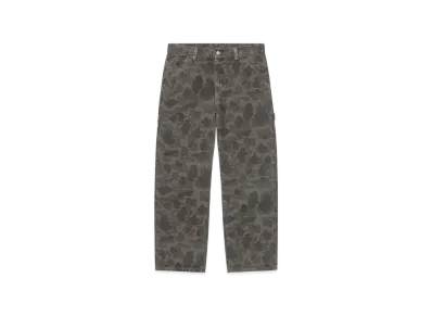 Carhartt WIP Duck Single Knee Pant "Camo Duck Green/Porphyry(Garment Dyed)"