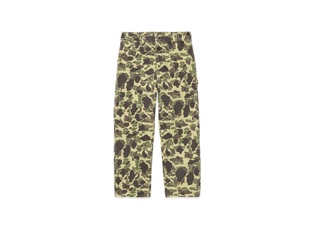 Carhartt WIP Duck Single Knee Pant "Camo Duck Green(Stone Washed)"