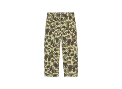 Carhartt WIP Duck Single Knee Pant "Camo Duck Green(Stone Washed)"