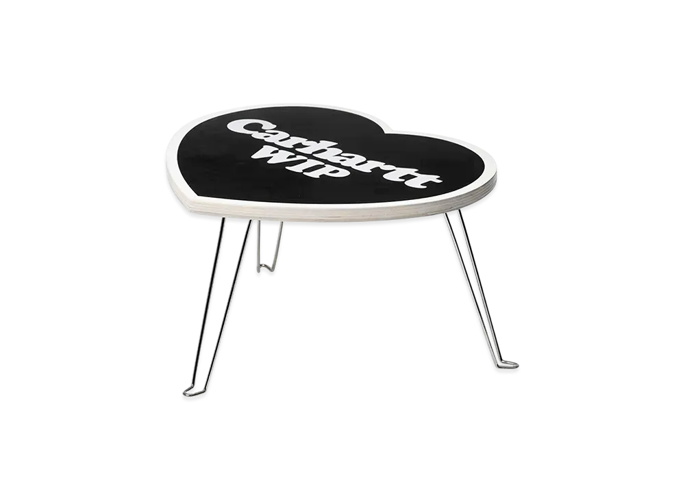 Carhartt WIP Heart Folding Table "Black/White"