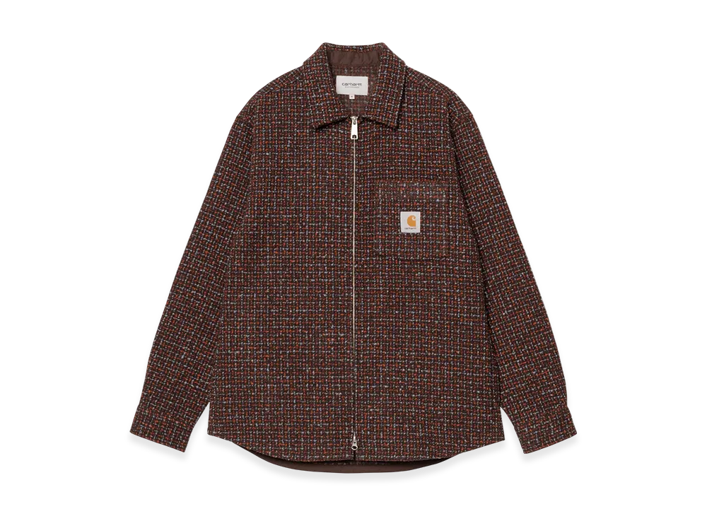 Carhartt WIP Bellamy Shirt Jac "Bellamy Check, Tobacco"