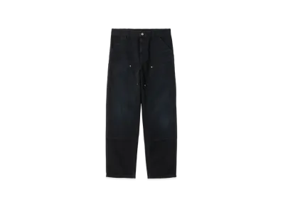 Carhartt WIP Double Knee Pant "Black(Stone Canvas)"