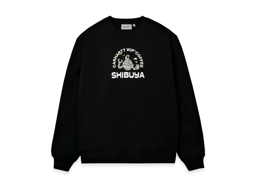 Carhartt WIP Coffee capsule Shibuya Sweatshirt "Black"
