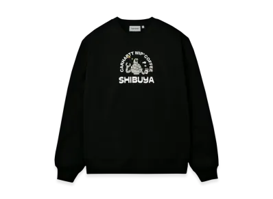 Carhartt WIP Coffee capsule Shibuya Sweatshirt "Black"