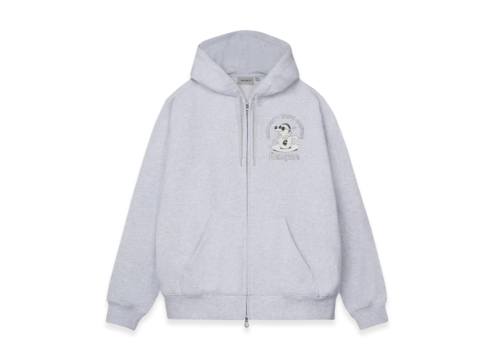 Carhartt WIP Coffee capsule Kanazawa Zip Hoodie "Grey"