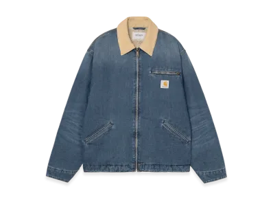 Carhartt WIP OG Detroit Jacket "Blue/Dusty H Brown(Dark Used Wash)"