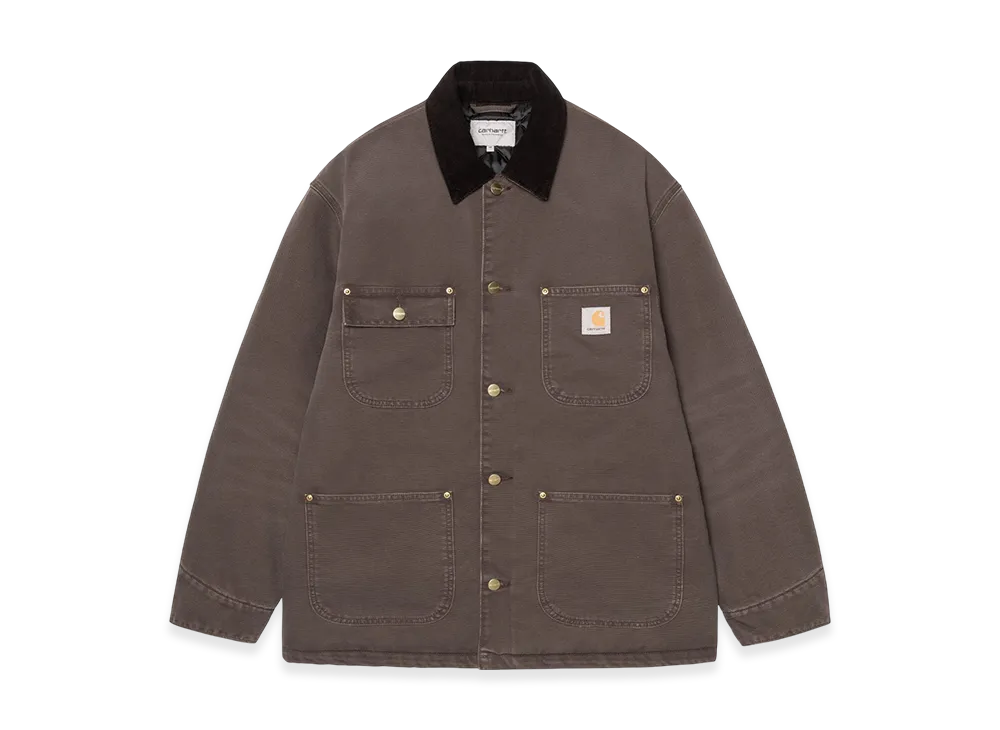 Carhartt WIP OG Chore Coat "Tobacco/Black(Stone Canvas)"