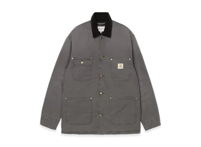 Carhartt WIP OG Chore Coat "Graphite/Black(Stone Canvas)"