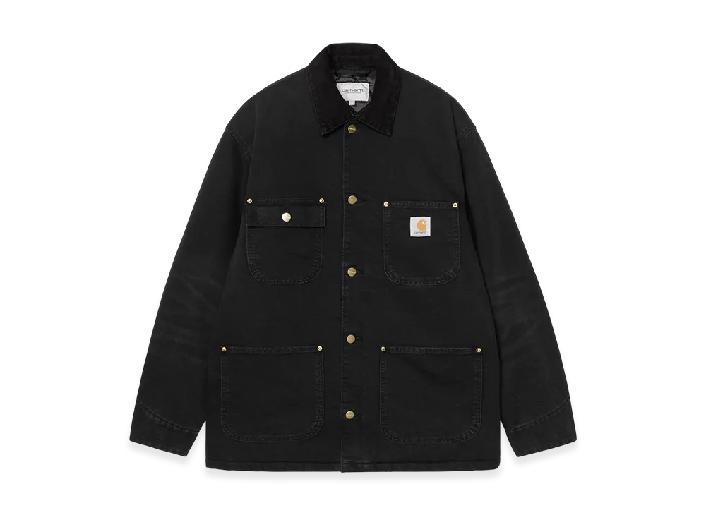 Carhartt WIP OG Chore Coat "Black/Black(Stone Canvas)"