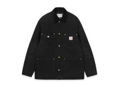 Carhartt WIP OG Chore Coat "Black/Black(Stone Canvas)"
