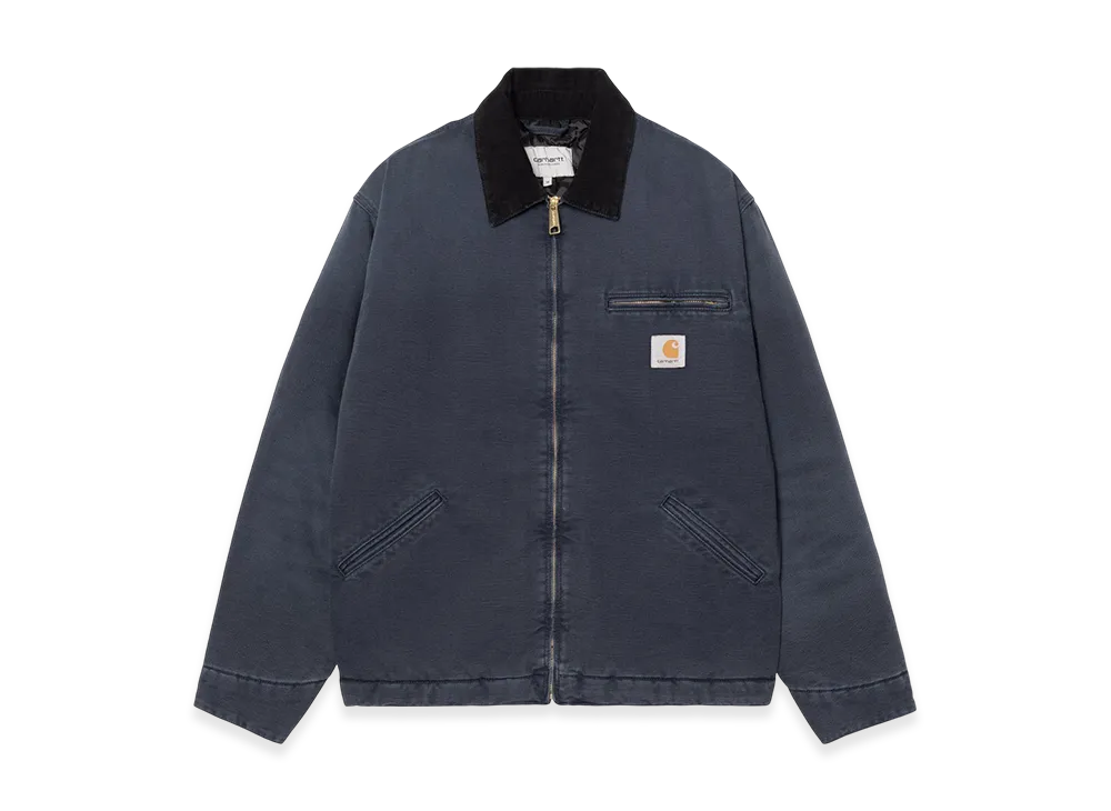 Carhartt WIP OG Detroit Jacket "Dark Navy/Black(Stone Canvas)"