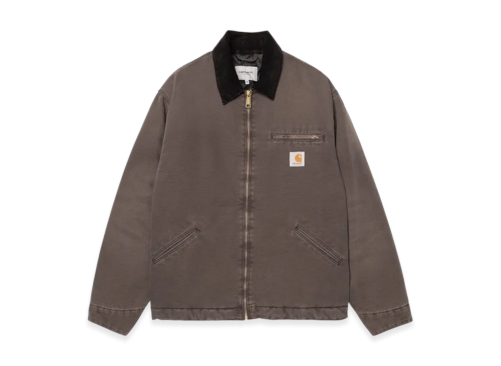 Carhartt WIP OG Detroit Jacket "Tobacco/Black(Stone Canvas)"
