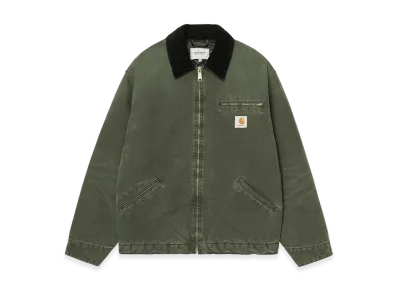 Carhartt WIP OG Detroit Jacket "Olive/Black(Stone Canvas)"