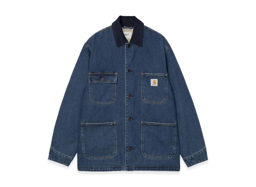 Carhartt WIP OG Chore Coat "Blue/Dark Navy(Stone Washed)"