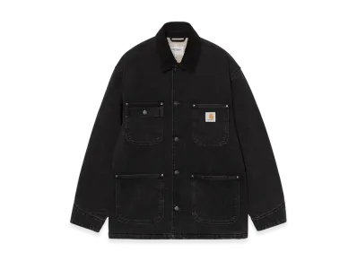 Carhartt WIP OG Chore Coat "Black/Black(Stone Washed)"