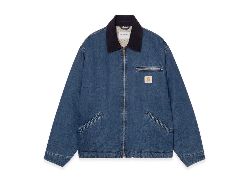 Carhartt WIP OG Detroit Jacket "Blue/Dark Navy(Stone Washed)"