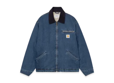 Carhartt WIP OG Detroit Jacket "Blue/Dark Navy(Stone Washed)"