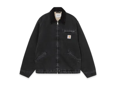 Carhartt WIP OG Detroit Jacket "Black/Black(Stone Washed)"