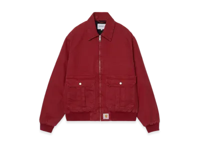 Carhartt WIP Stanton Jacket "Scarlet(Stone Washed)"