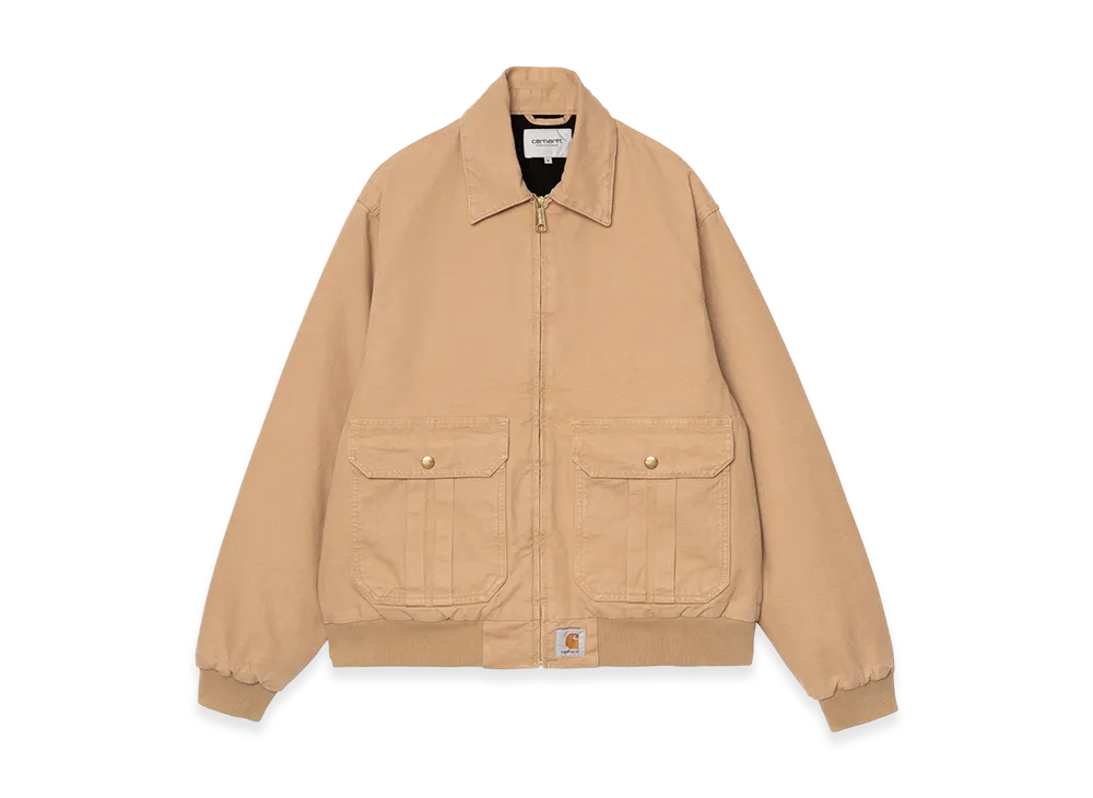 Carhartt WIP Stanton Jacket "Dusty H Brown(Stone Washed)"