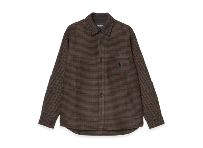 Carhartt WIP L/S Lowis Shirt "Lowis Houndstooth Vitola Heather"