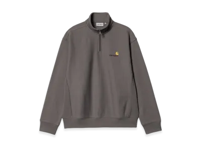 Carhartt WIP Half Zip American Script Sweat "Porphyry"