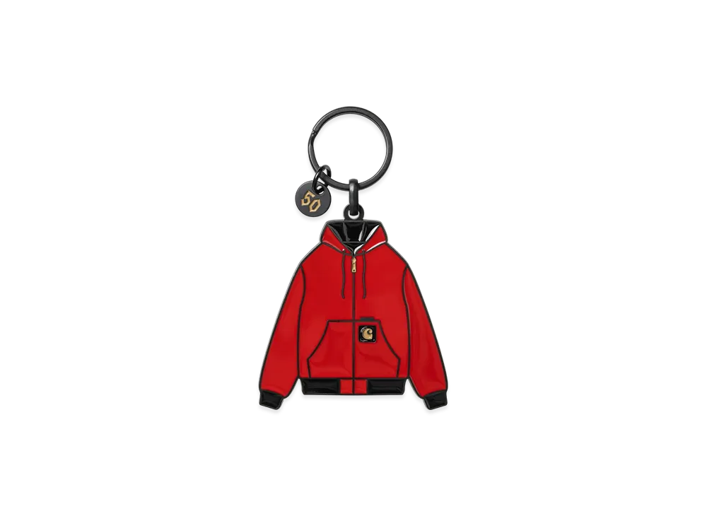 Carhartt WIP OG Active Jacket 50th Anniversary Edition Keychains "Red"