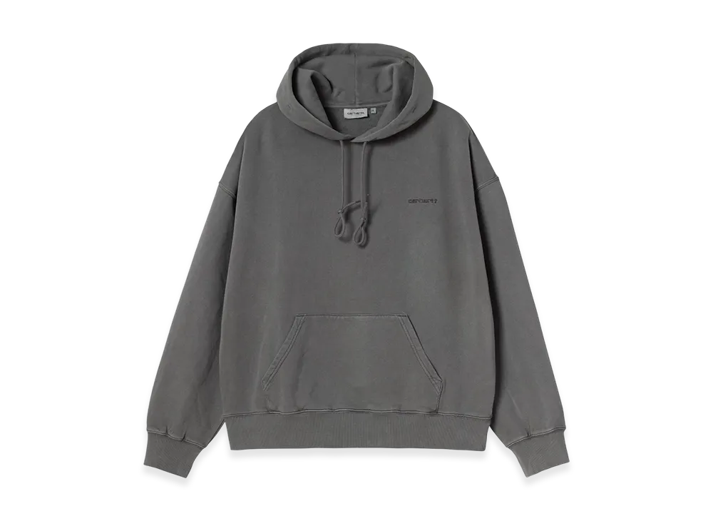 Carhartt WIP Hooded Benton Sweat "Graphite (garment dyed)"