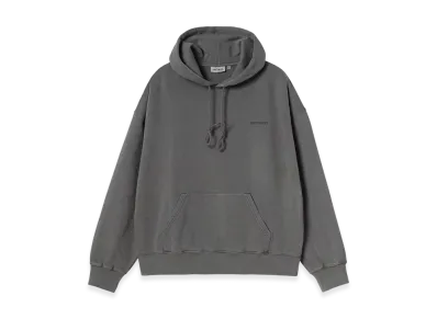 Carhartt WIP Hooded Benton Sweat "Graphite (garment dyed)"