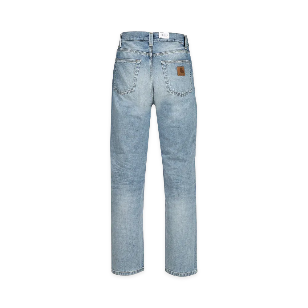 Carhartt WIP Aaron Wide Leg Jeans "Light Blue"