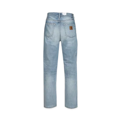 Carhartt WIP Aaron Wide Leg Jeans "Light Blue"