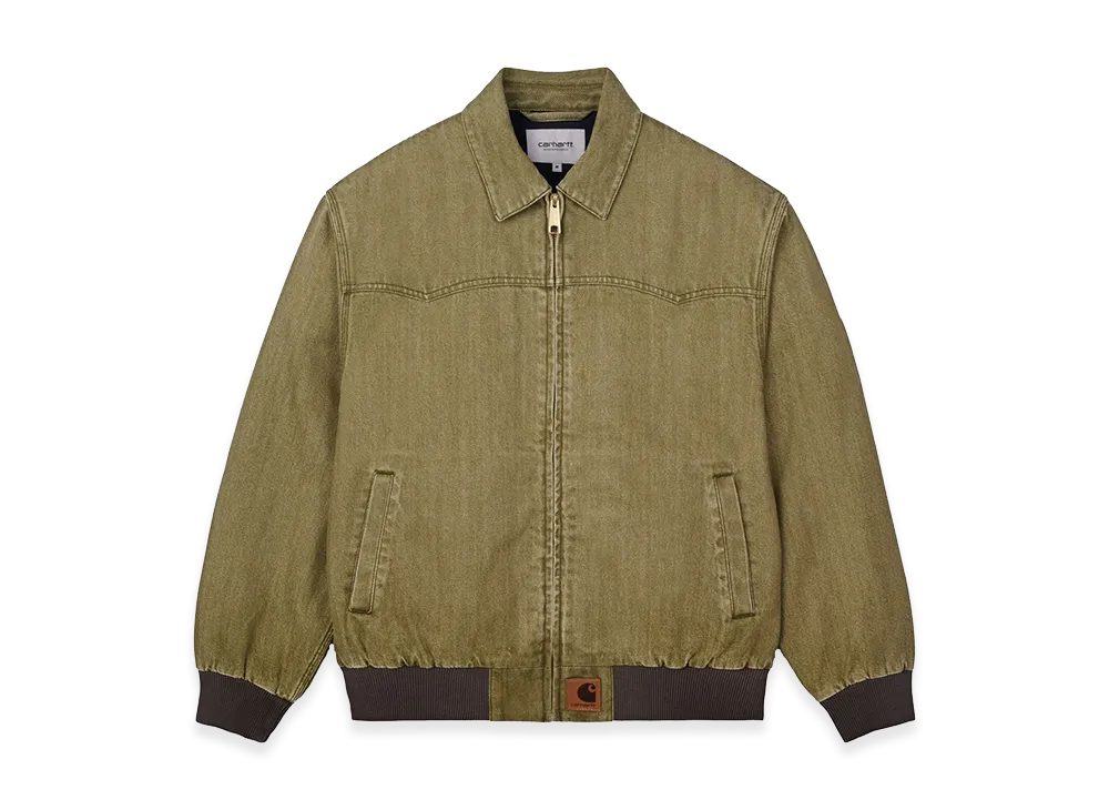 Carhartt WIP Og Santa Fe Jacket "Leaf Enzyme Bleach Washed"