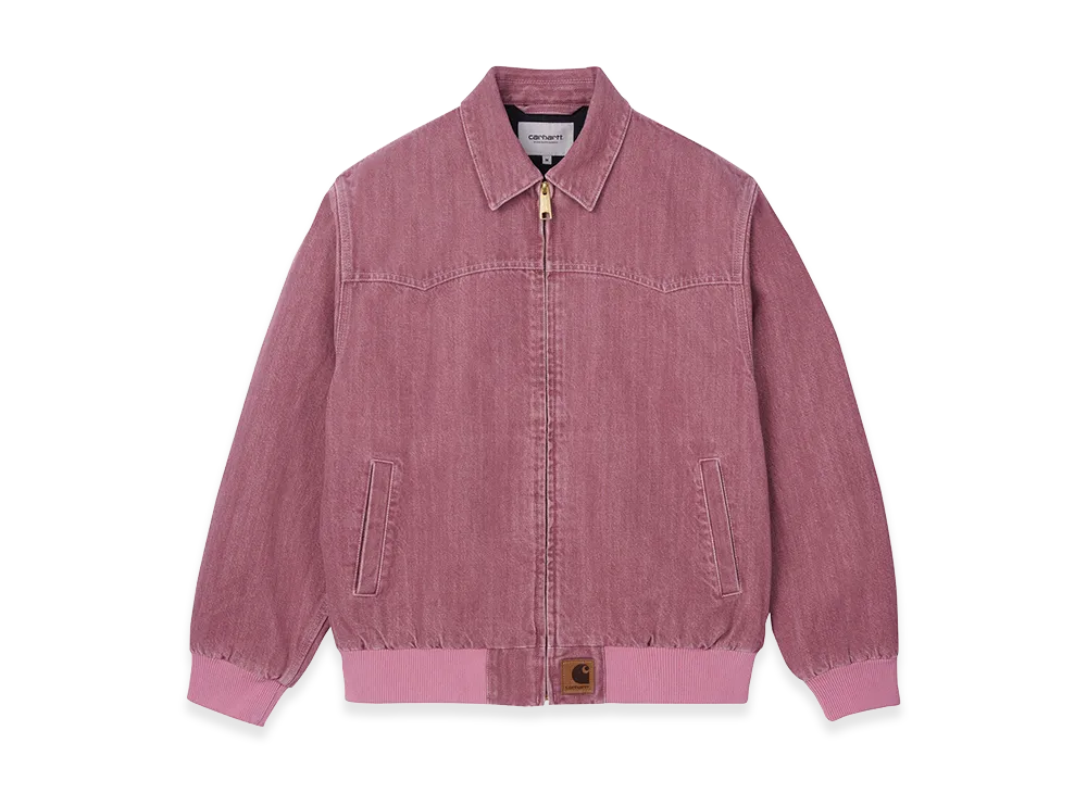 Carhartt WIP Og Santa Fe Jacket "Foxglove Enzyme Bleach Washed"