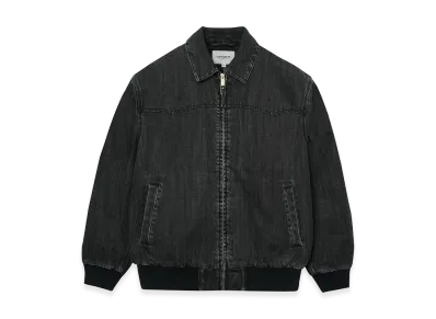 Carhartt WIP Og Santa Fe Jacket "Black Enzyme Bleach Washed"