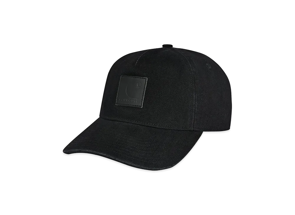 Carhartt WIP Ethan 5-Panel Cap "Black Enzyme Bleach Washed"