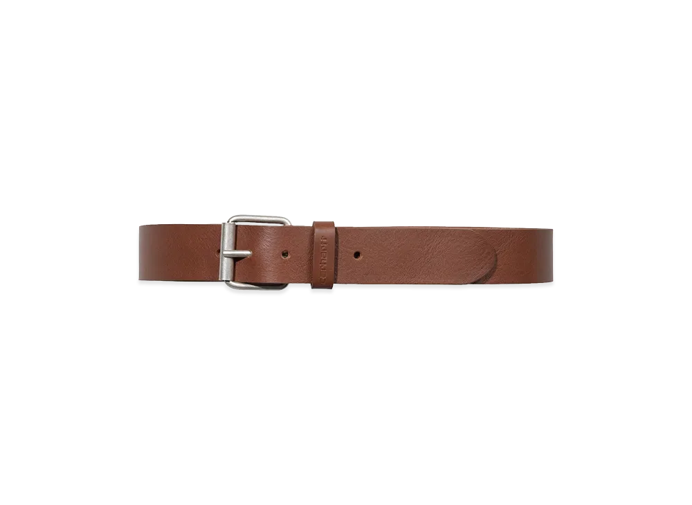 Carhartt WIP Script Belt "Cognac/Silver"