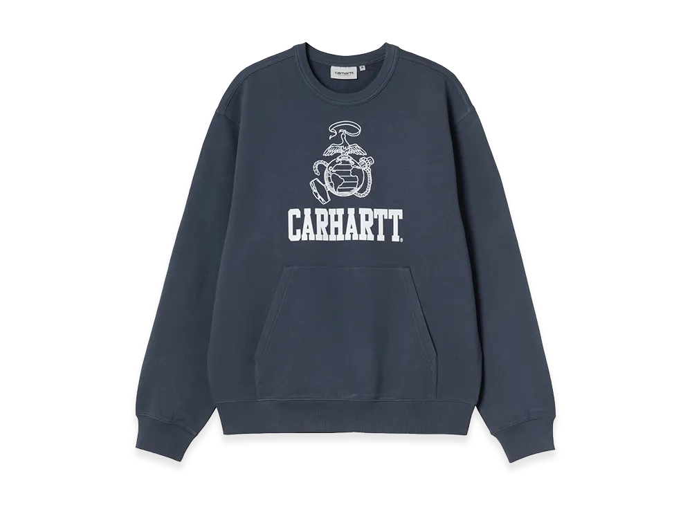 Carhartt WIP Pond Corps Sweat "Blue"