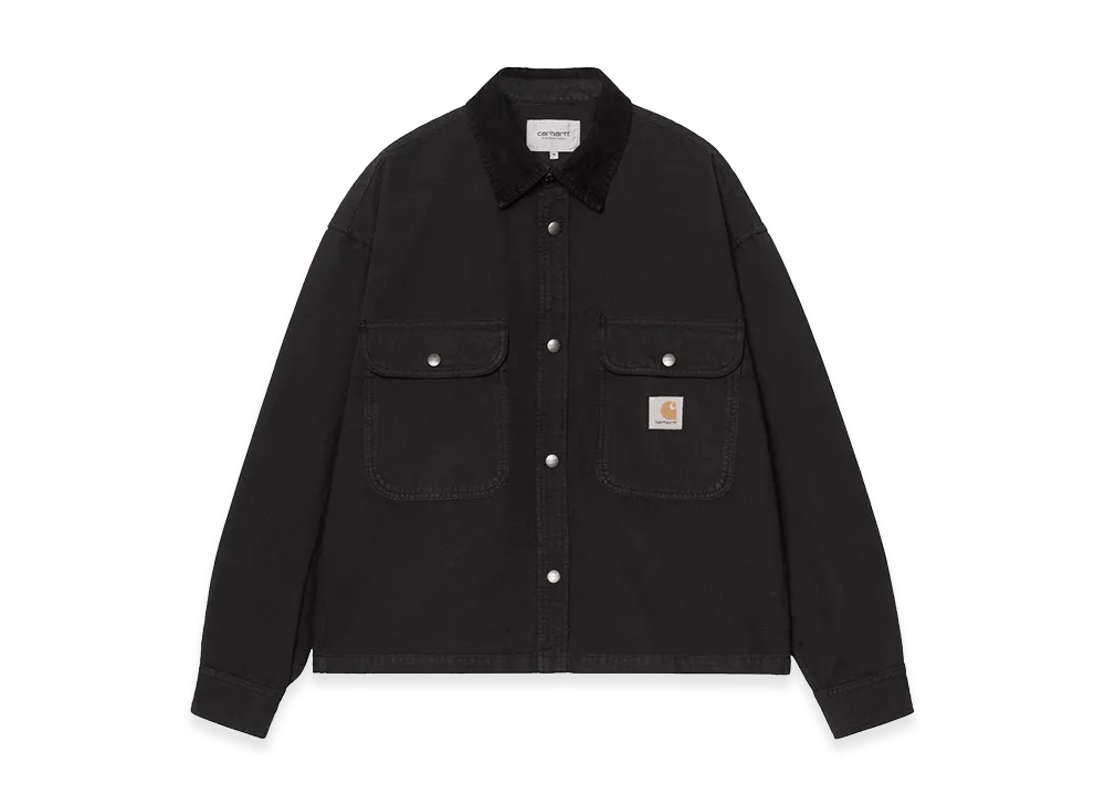 Carhartt WIP Prescott Shirt Jac "Black/Black(Garment Dyed)"