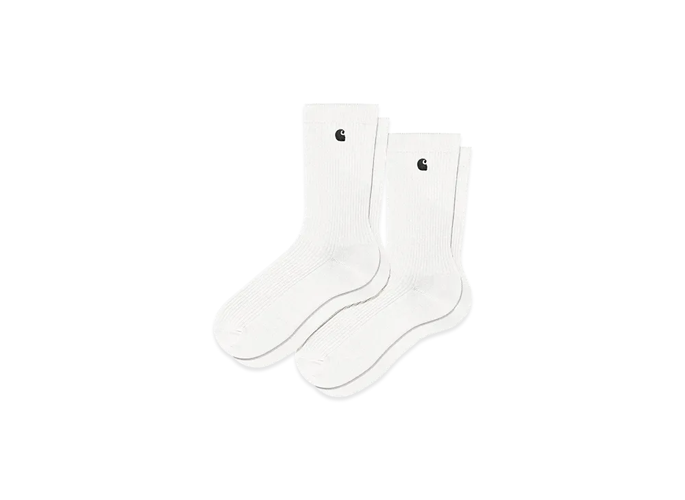Carhartt WIP Madison Pack Socks "White/Black"