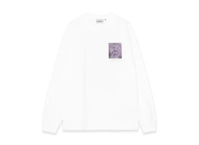 Carhartt WIP L/S Emerge T-Shirt "White(Stone Washed)"