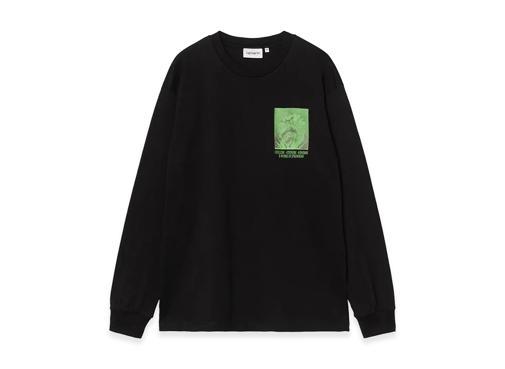 Carhartt WIP L/S Emerge T-Shirt "Black(Stone Washed)"